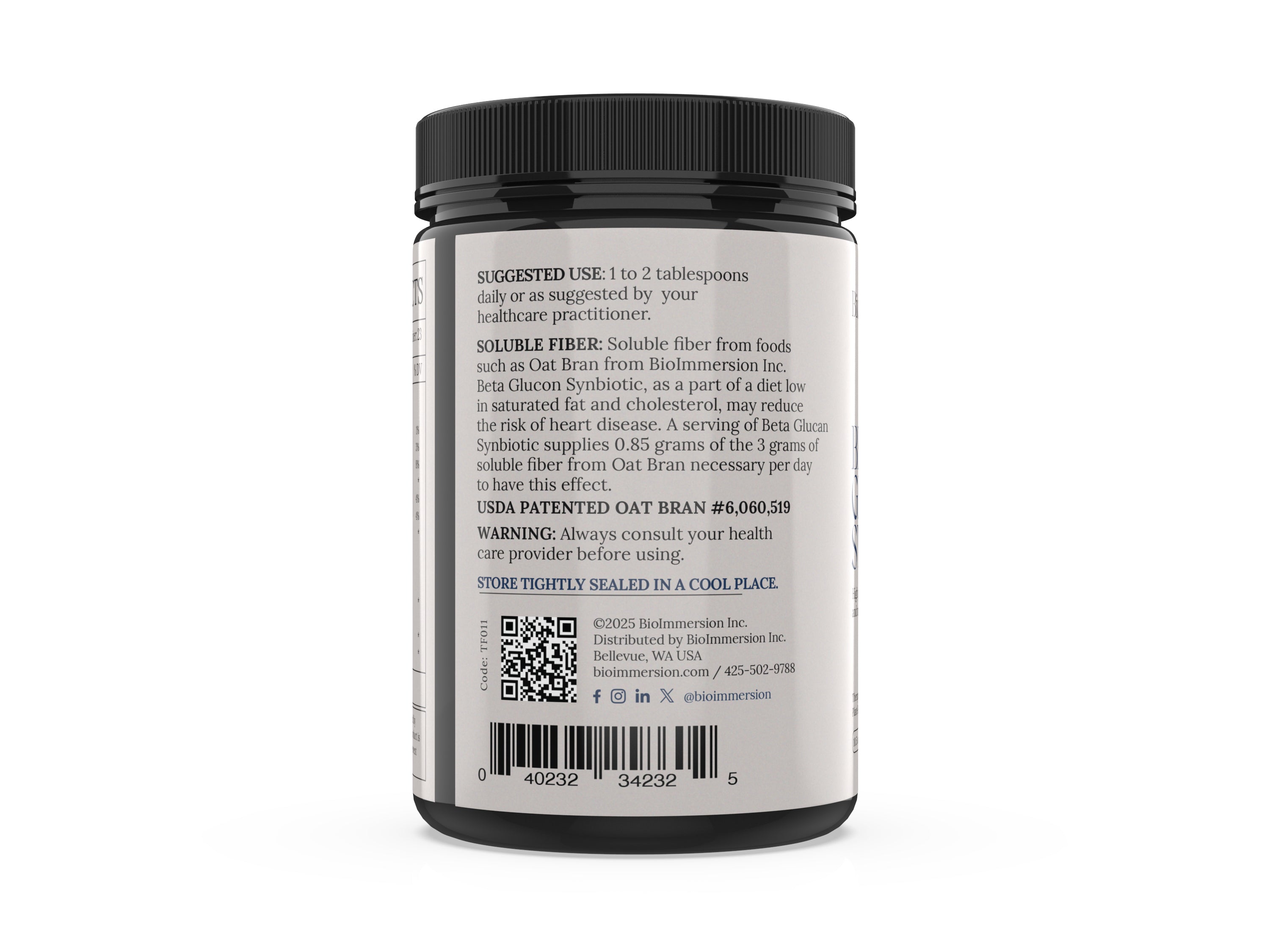Beta-Glucan Synbiotic